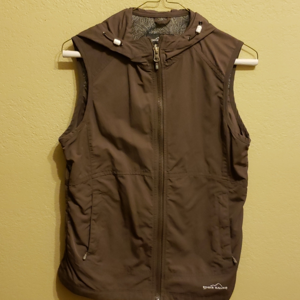 Eddie Bauer hooded vest